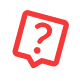Ícone de interrogação em um balão